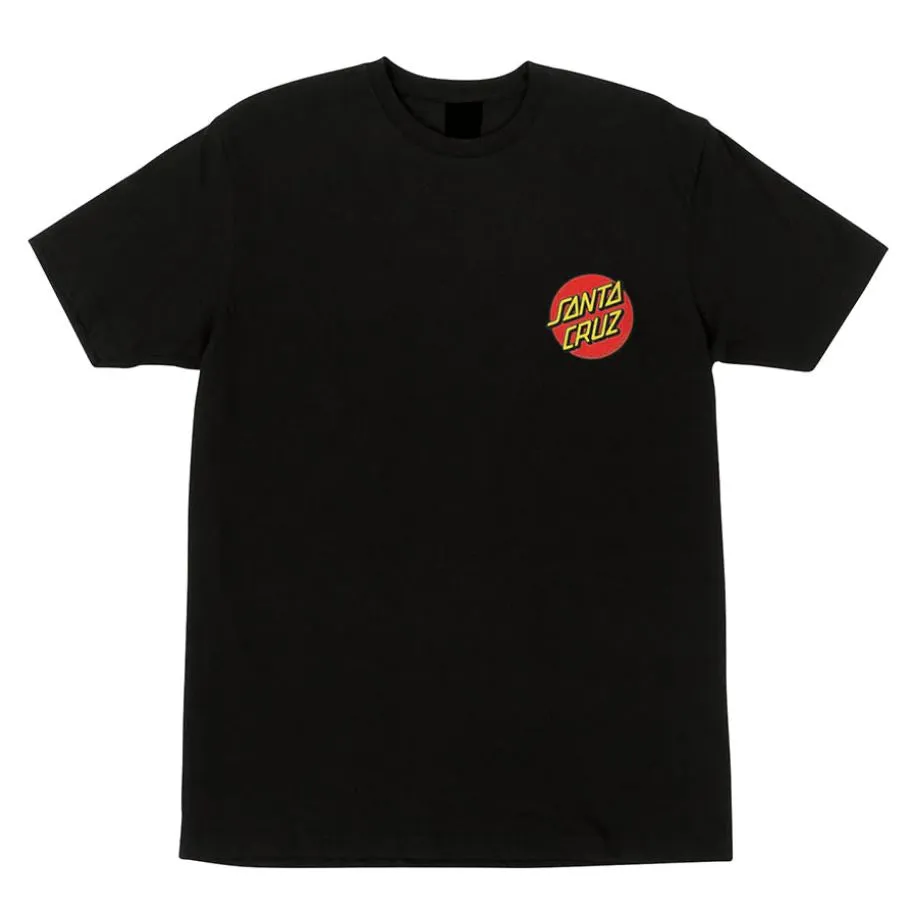 T-shirt Santa Cruz à pois sur la poitrine