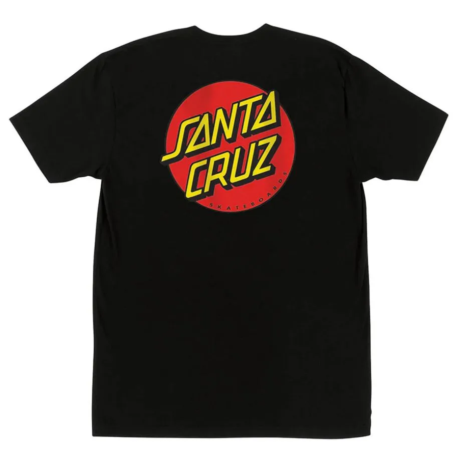 T-shirt Santa Cruz à pois sur la poitrine