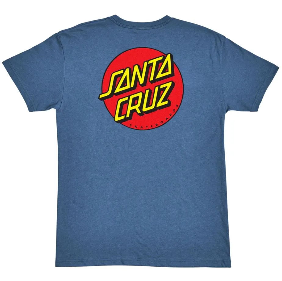 T-shirt Santa Cruz à pois sur la poitrine