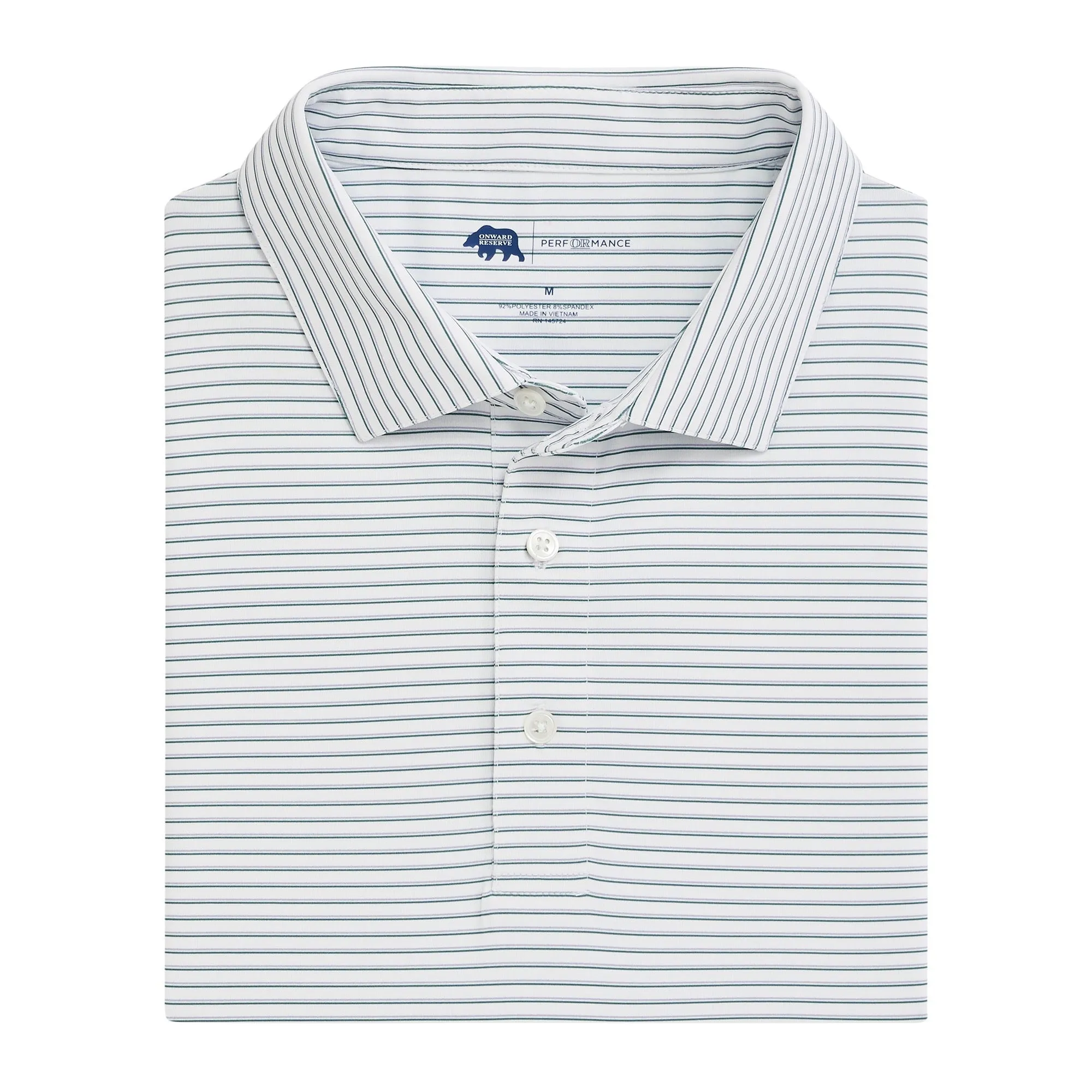 Polo de Performance Scout Stripe - Ciel Cosmique