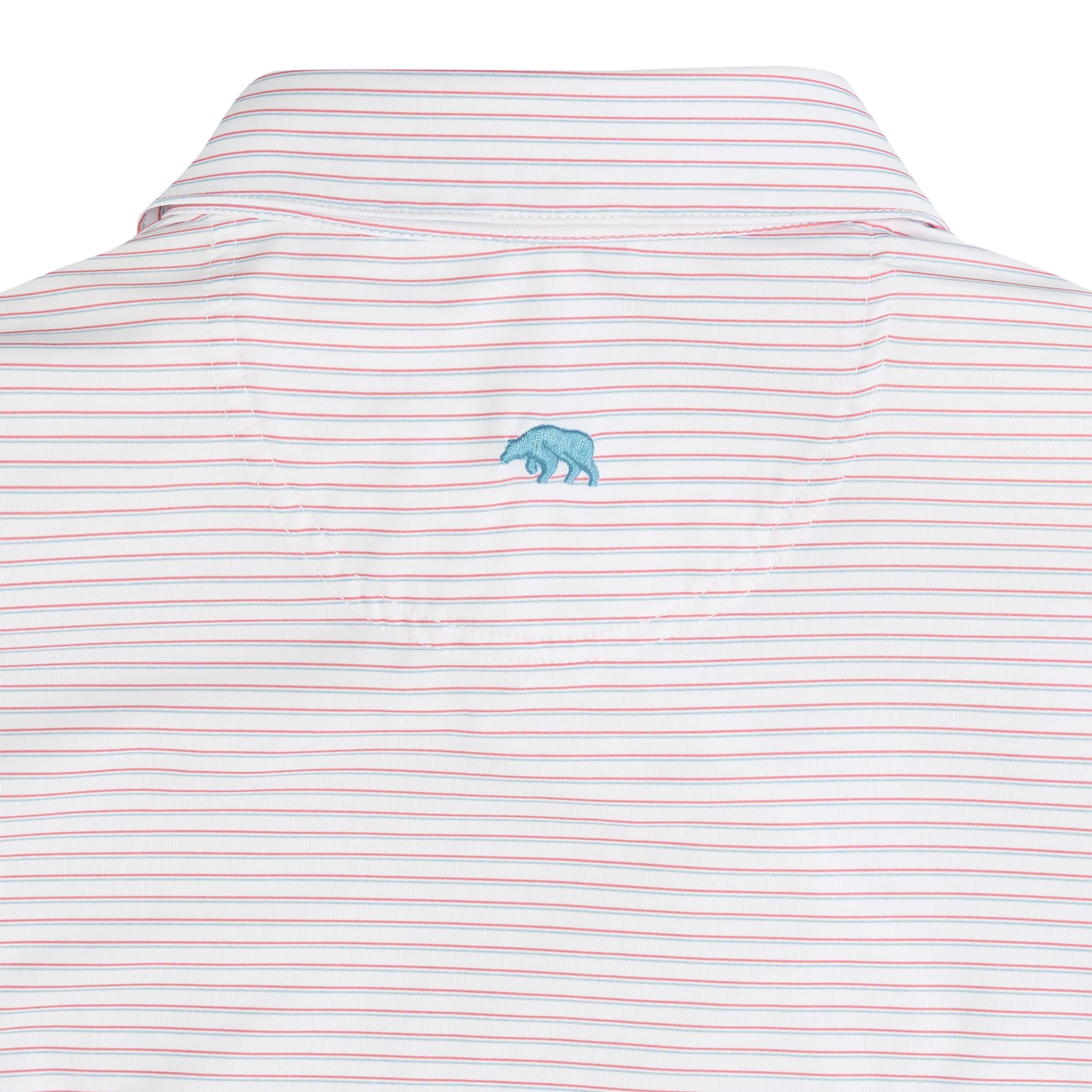 Polo de Performance Scout Stripe - Plume Flamant