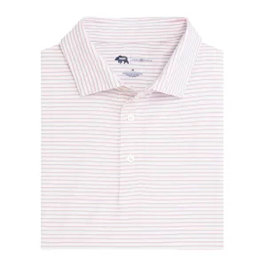 Polo de Performance Scout Stripe - Plume Flamant