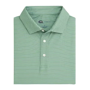 Polo de Performance Scout Stripe - Vert Schiste