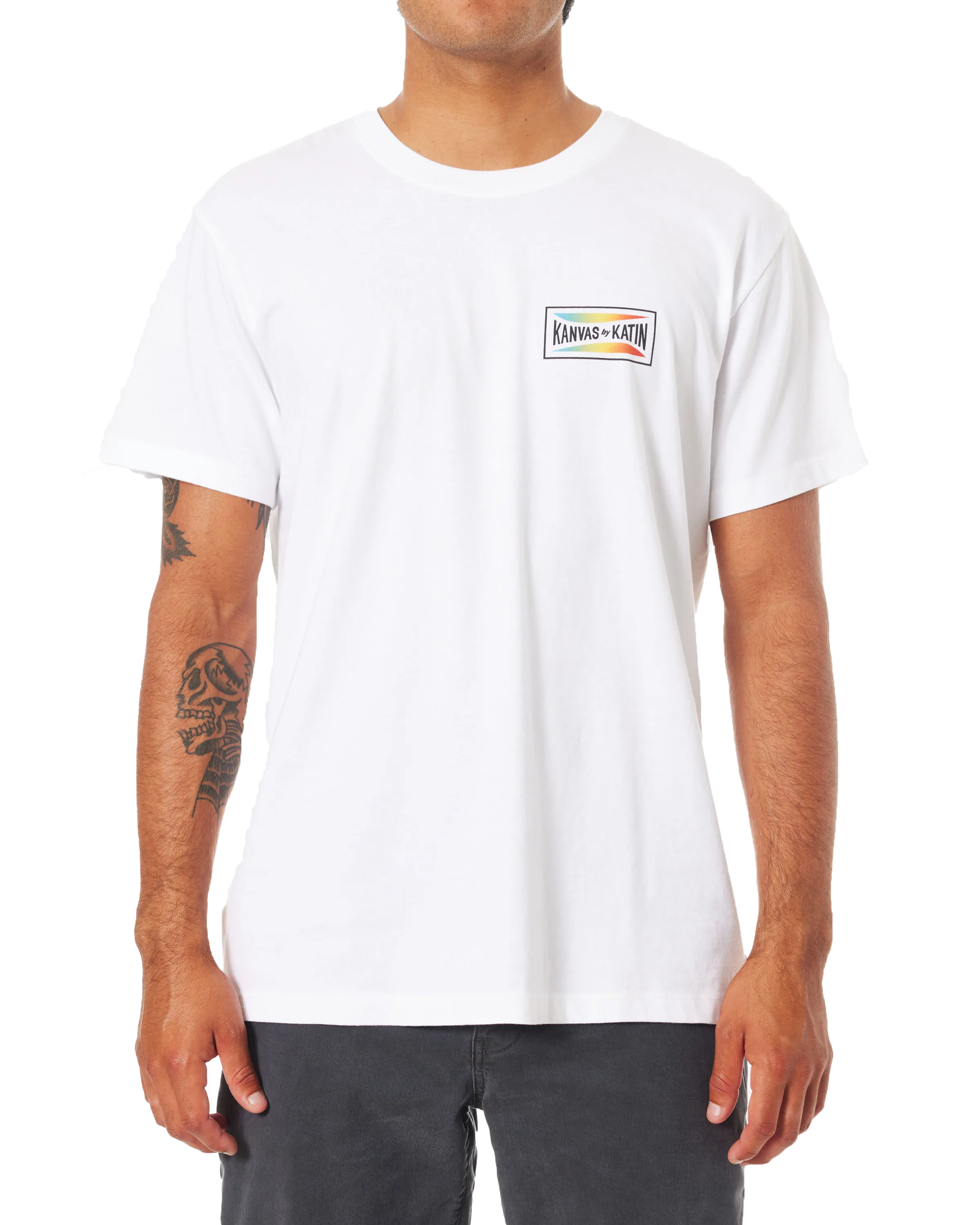T-shirt Scrubber en Blanc