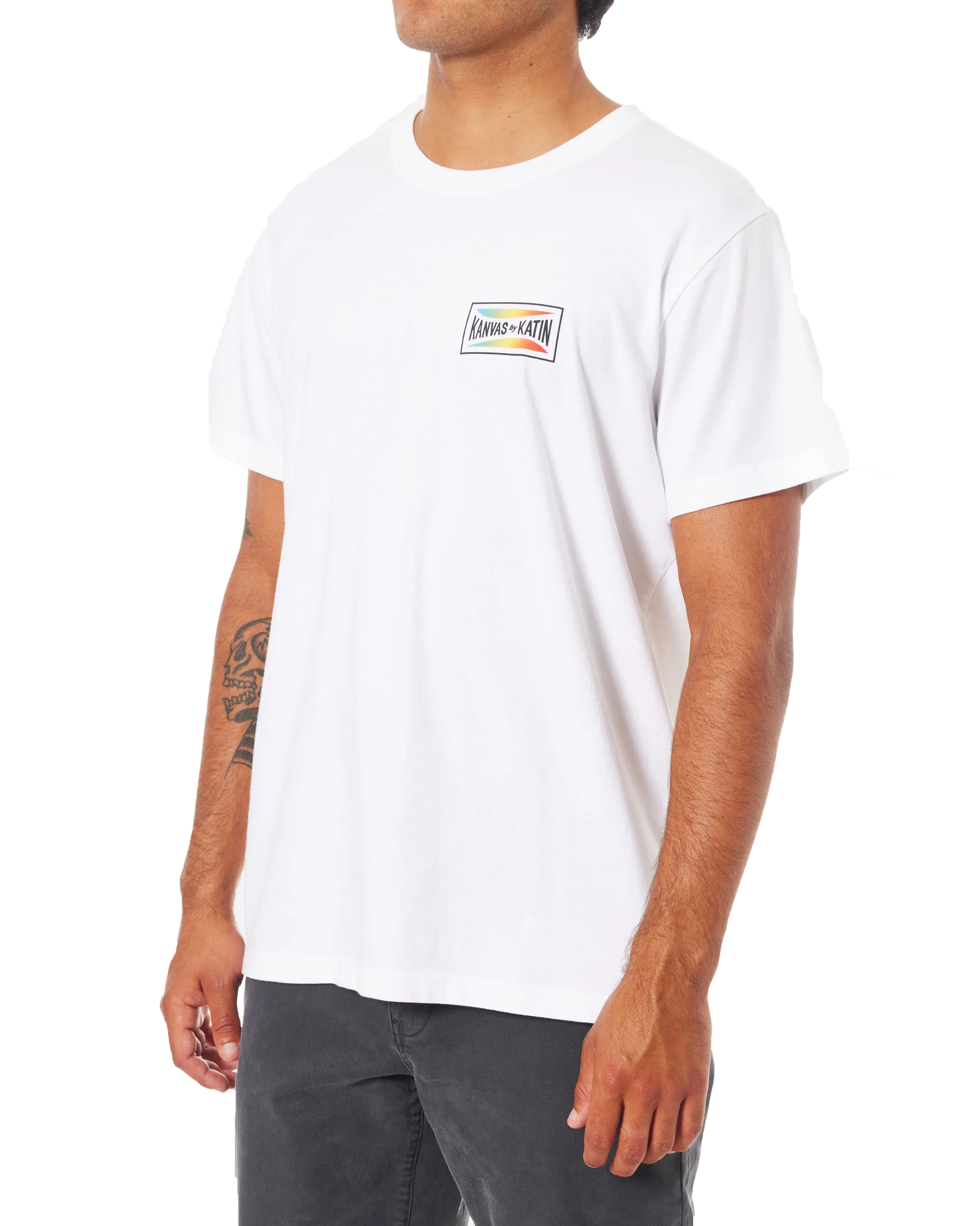 T-shirt Scrubber en Blanc