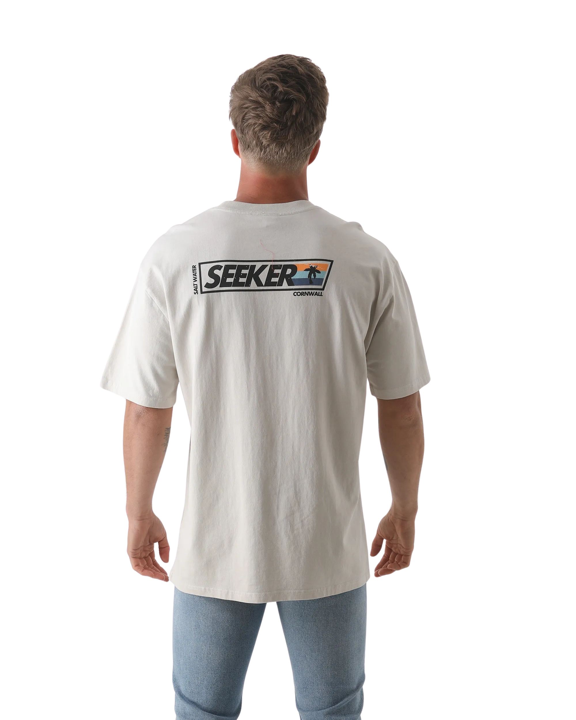 T-shirt Seeker en couleur os