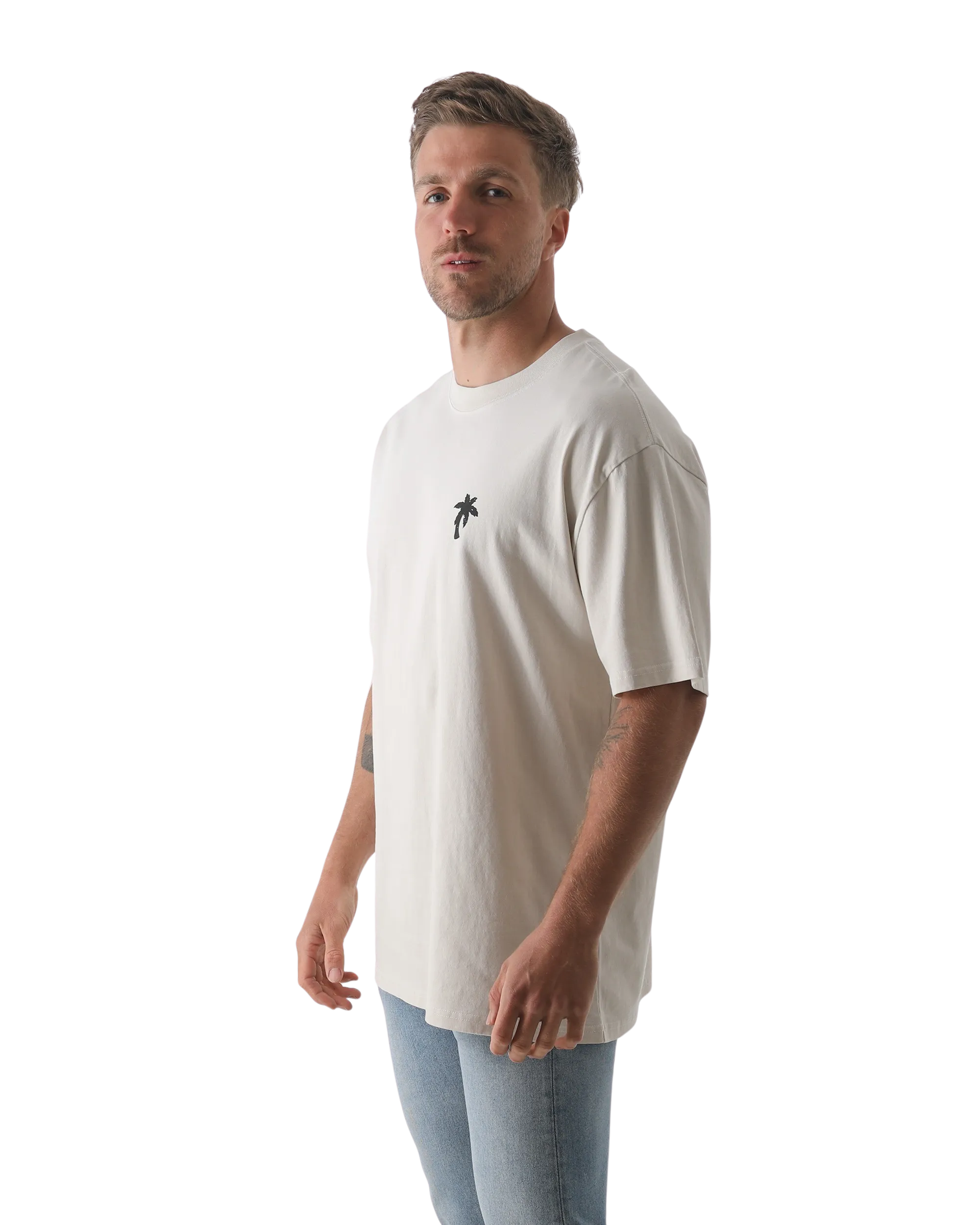 T-shirt Seeker en couleur os