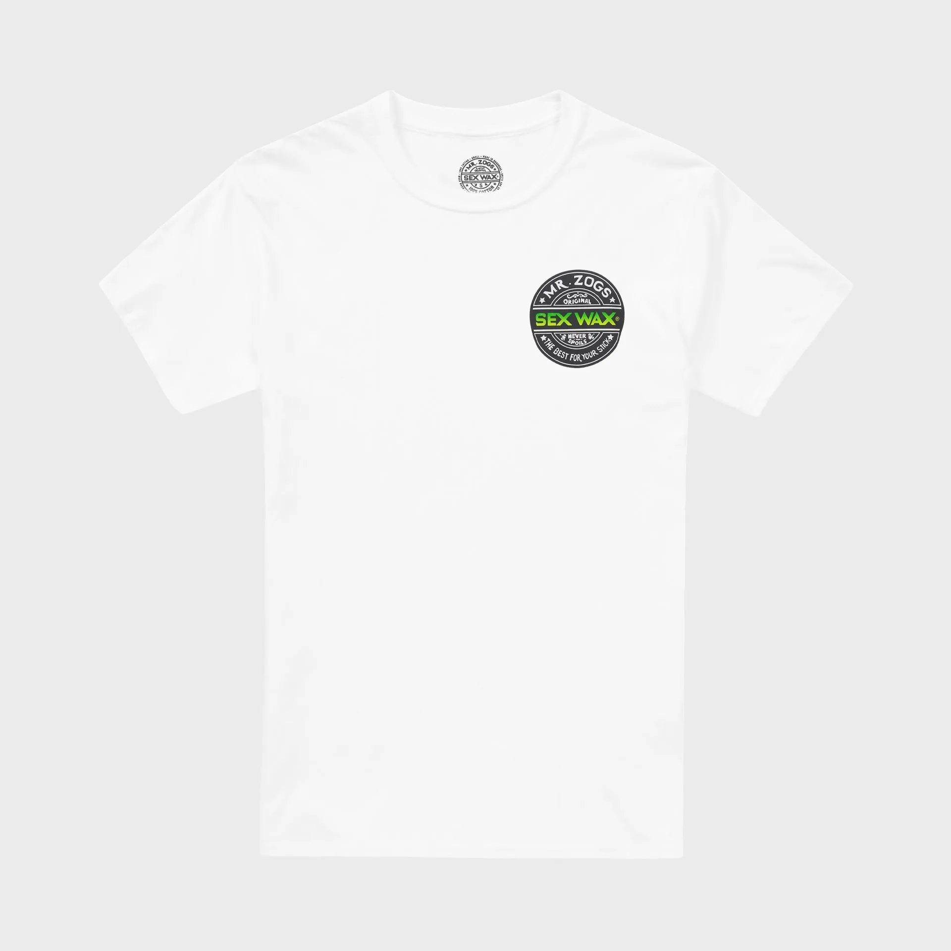 T-shirt vert délavé Sex Wax - Blanc