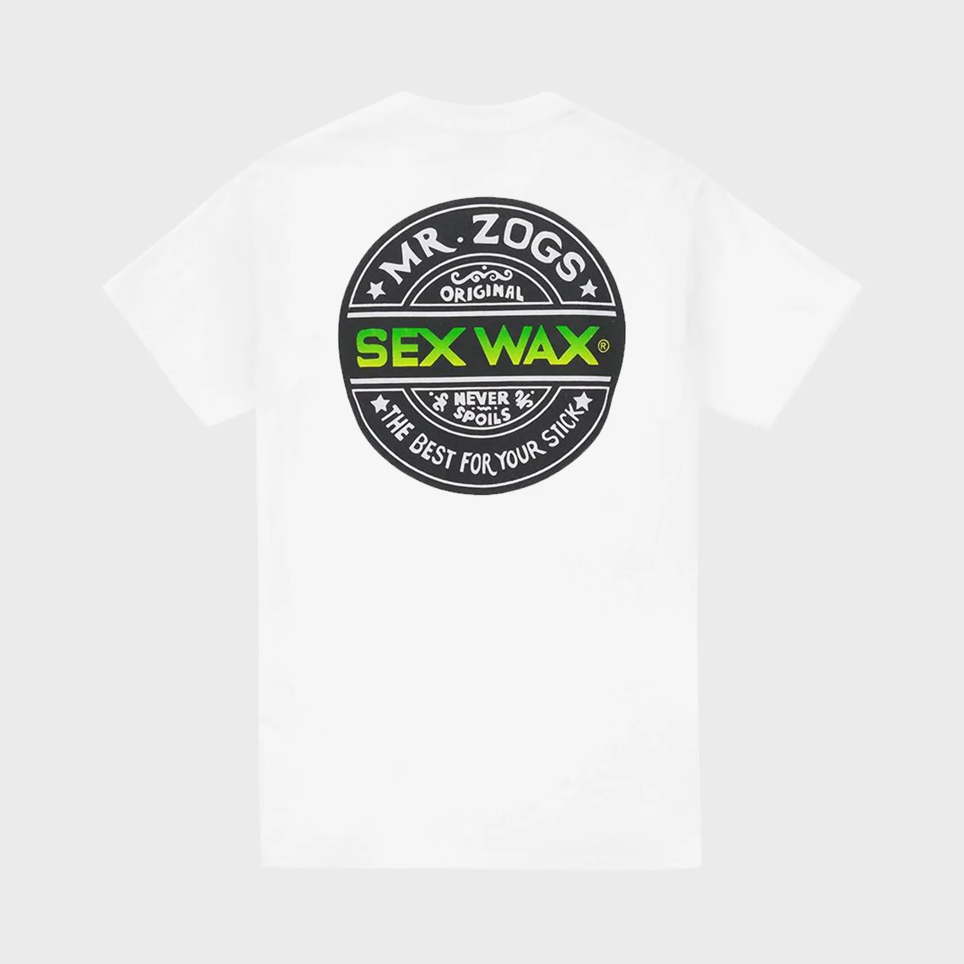 T-shirt vert délavé Sex Wax - Blanc