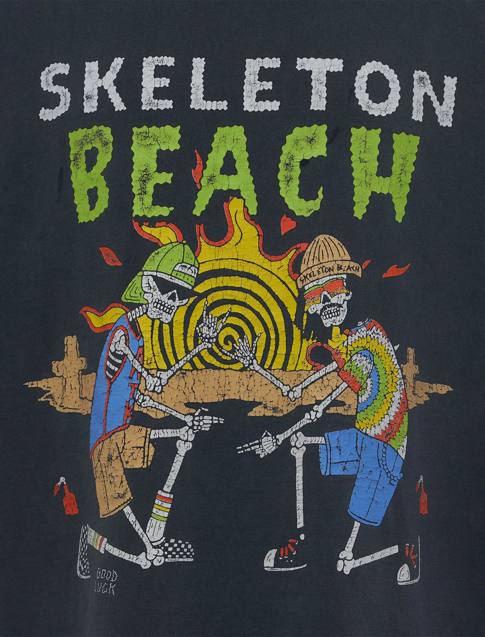 T-SHIRT SKELETON BEACH