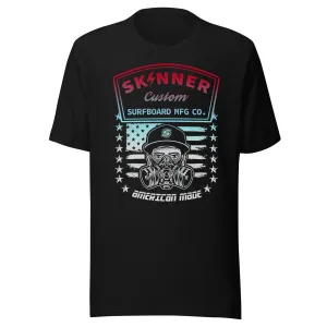 T-shirt Faded Mask Skinner Surfboards Fabriqué aux États-Unis