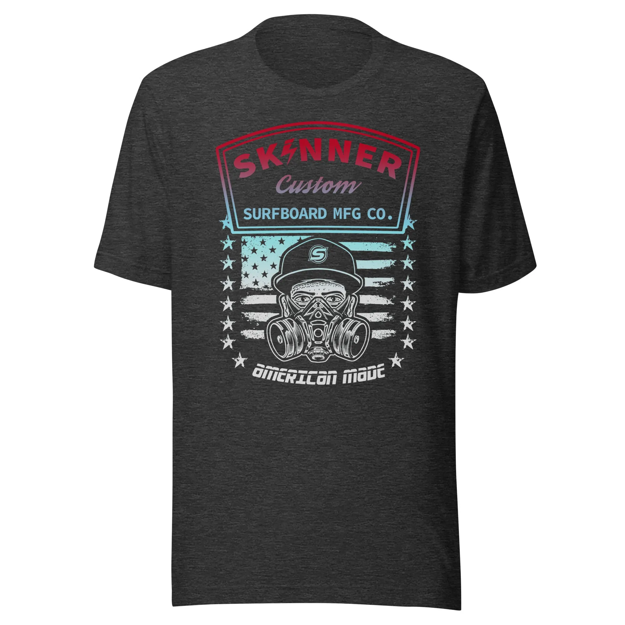 T-shirt Faded Mask Skinner Surfboards Fabriqué aux États-Unis
