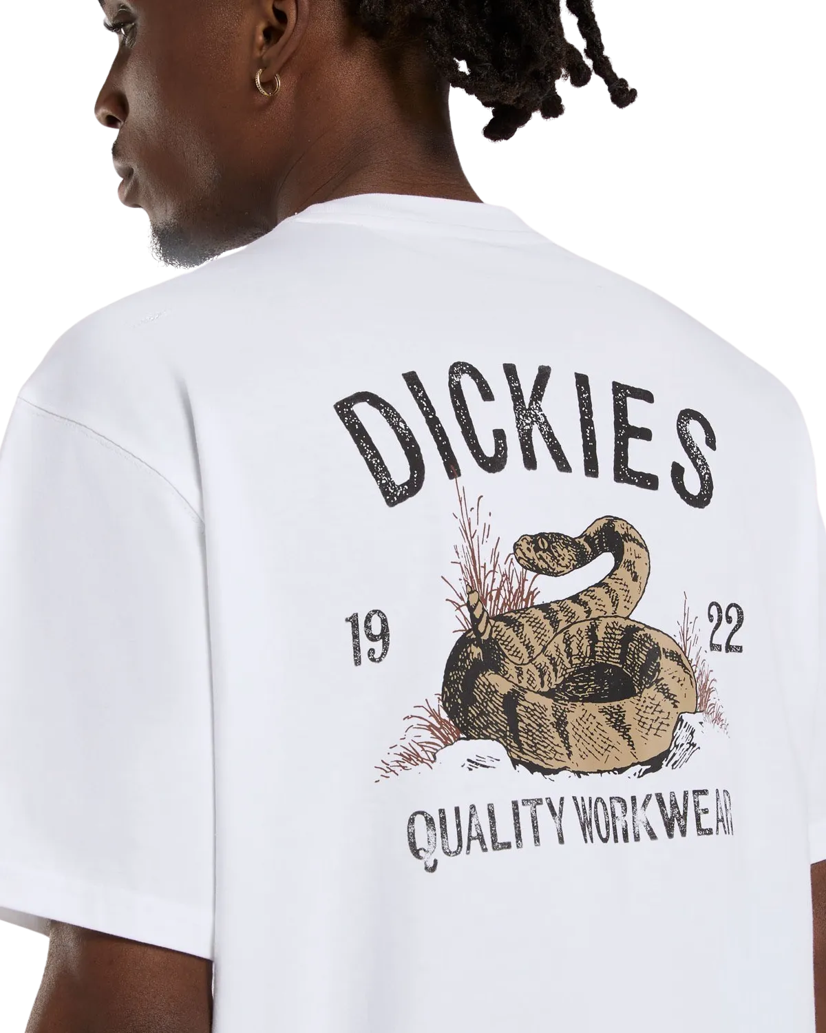 T-shirt Serpent en Blanc