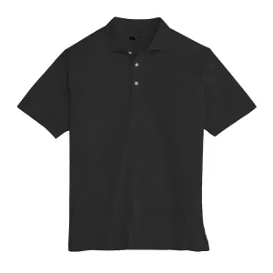 Pique Polo Performance Solide - Noir