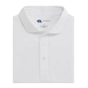 Pique Polo Performance Solide - Blanc