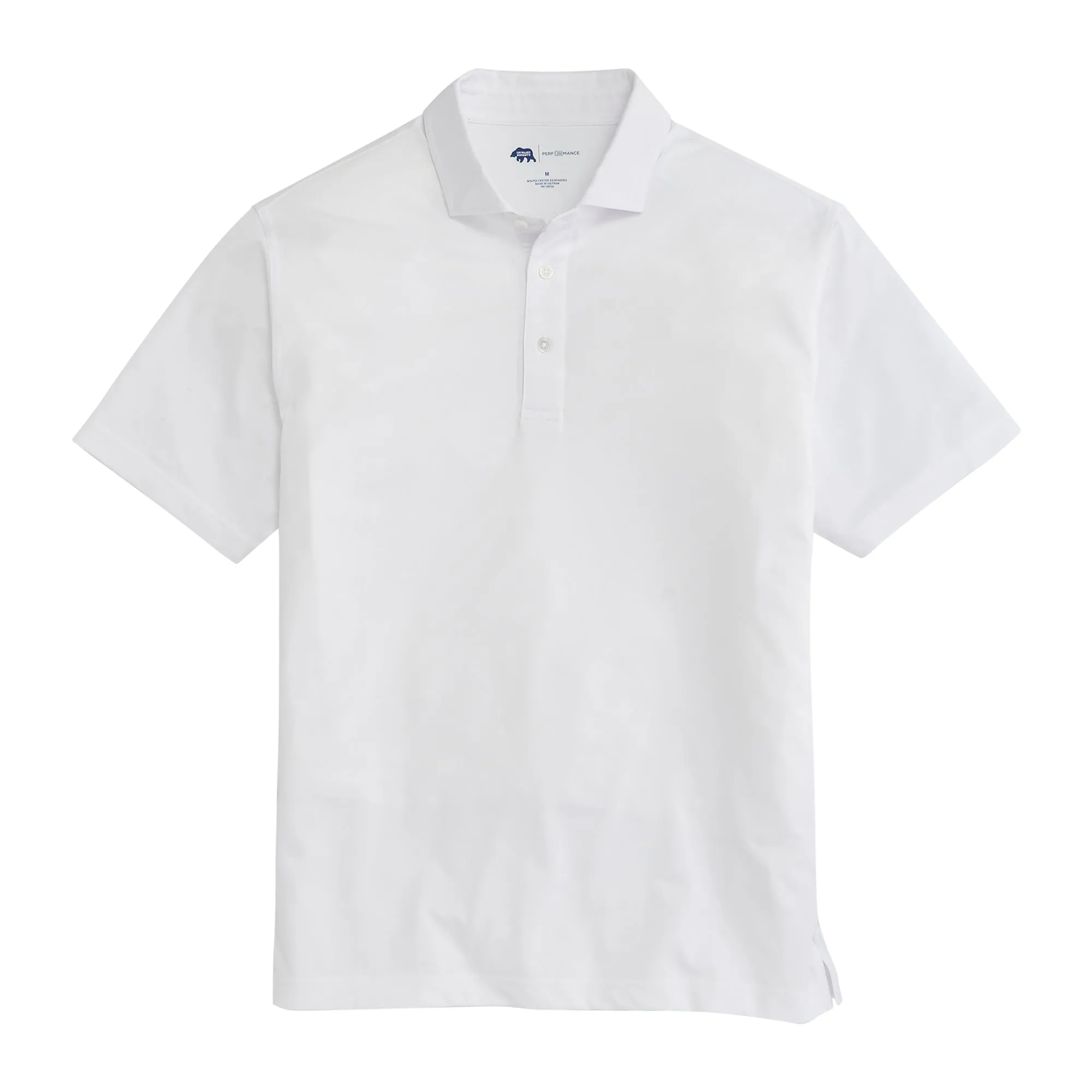 Pique Polo Performance Solide - Blanc