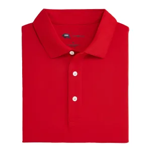 Polo Performance Solide - Rouge