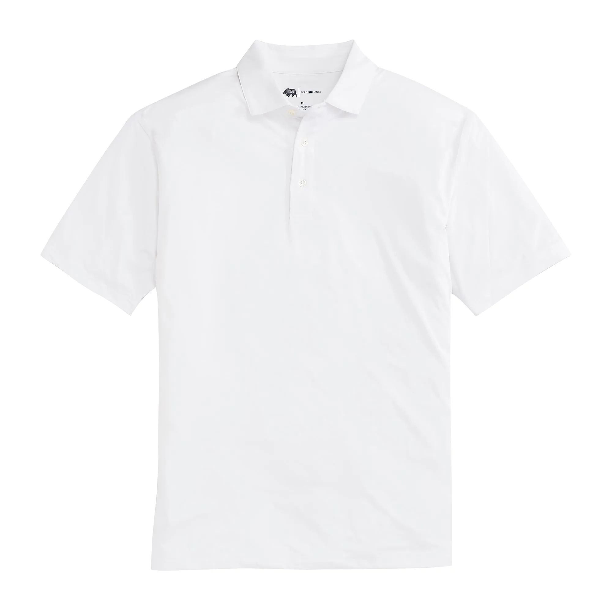 Polo Performance Solide - Blanc