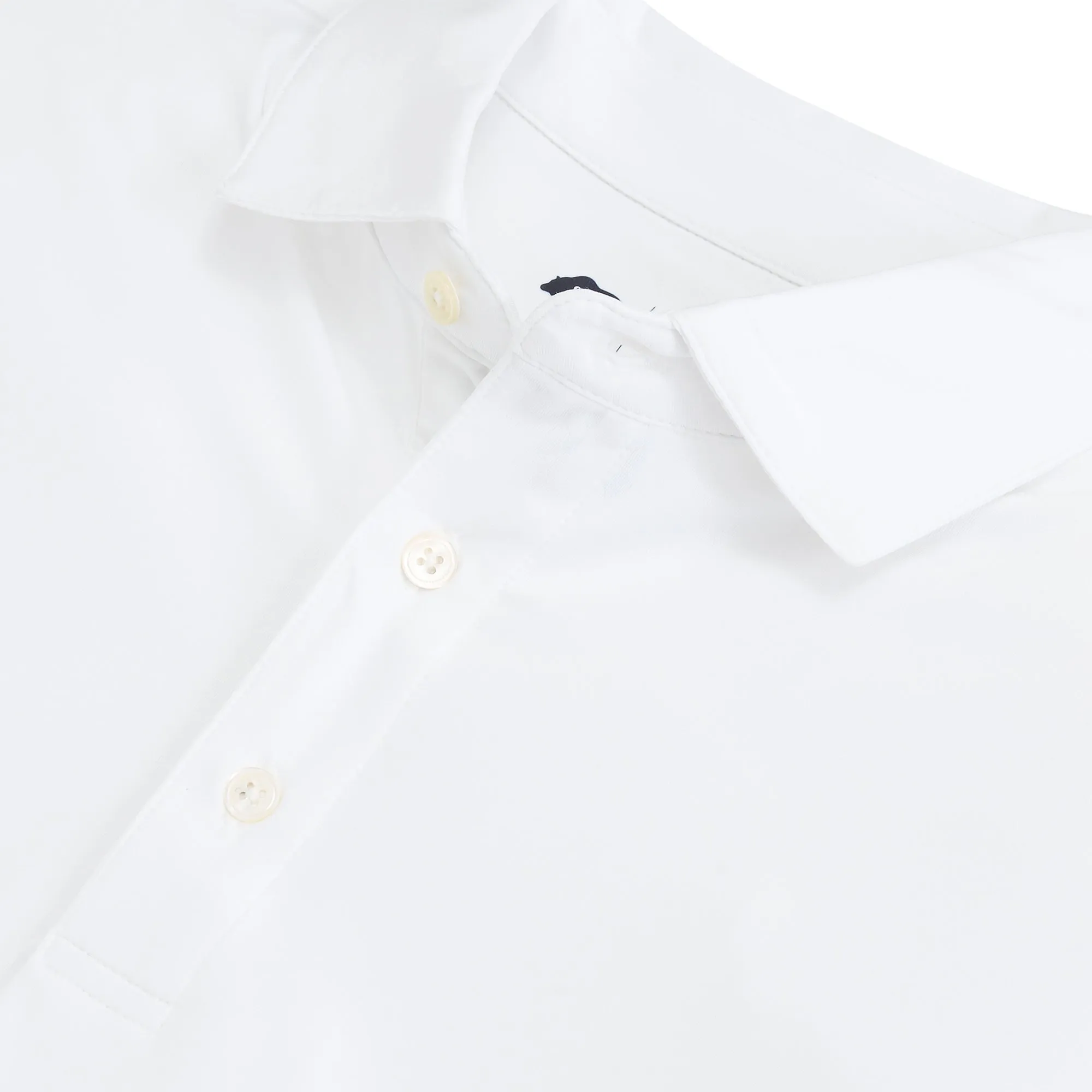 Polo Performance Solide - Blanc