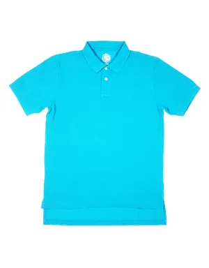 POLO PIQUE UNI - AQUA