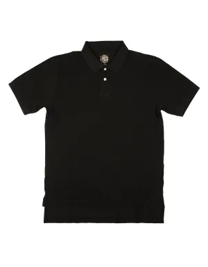 POLO PIQUE UNI - NOIR