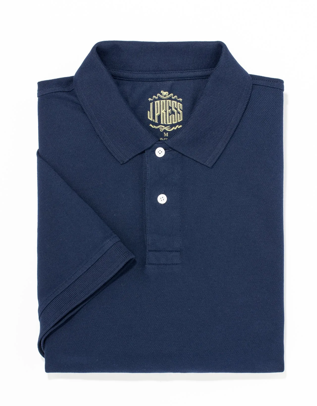 POLO PIQUE UNI - MARINE