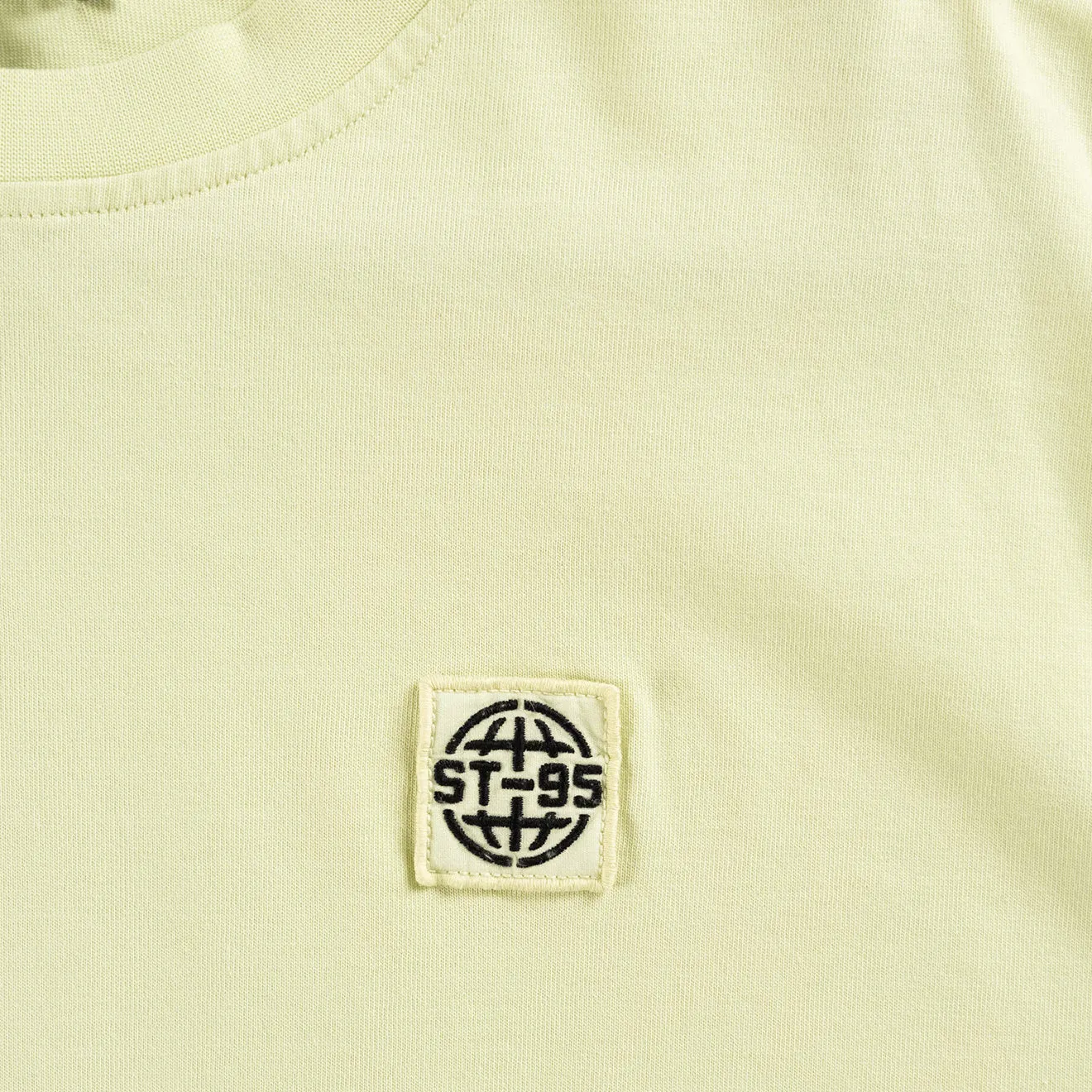 T-shirt oversize ST95 Urano Patch vert pâle