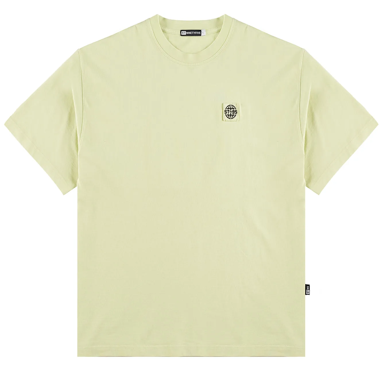 T-shirt oversize ST95 Urano Patch vert pâle