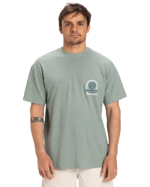 T-shirt Sun Power en vert chinois