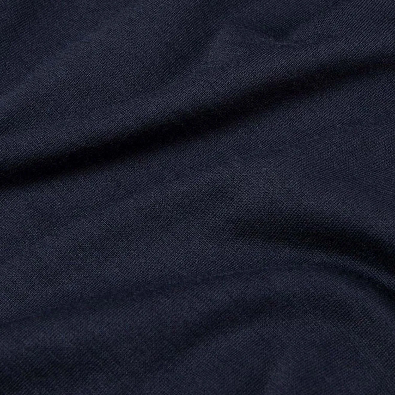 Sunspel T-shirt à manches longues et col rond Marine