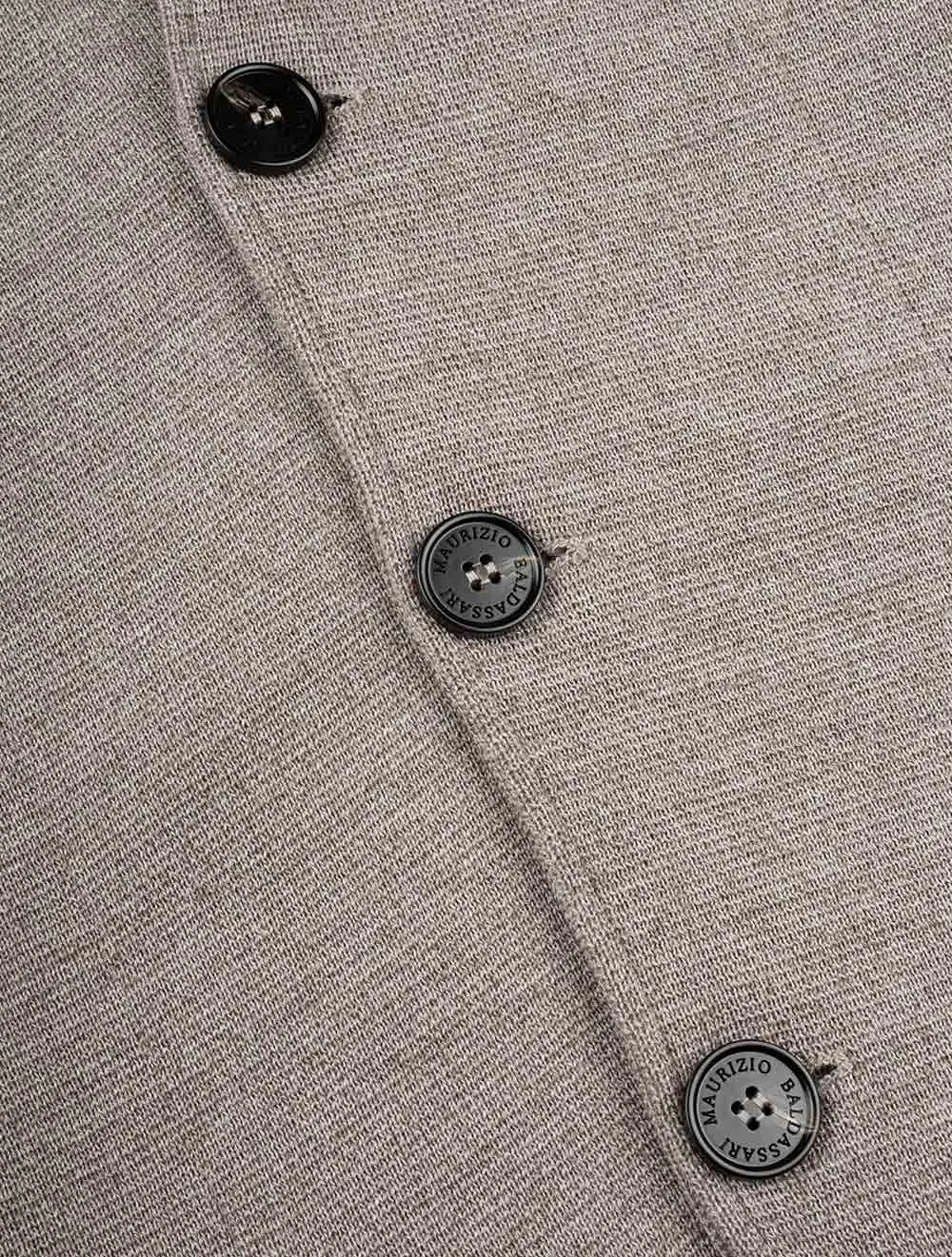 Swacket 3 boutons point Milano taupe