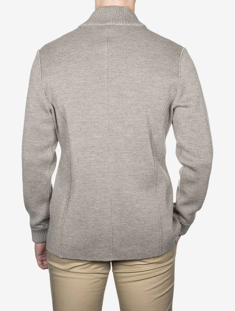 Swacket 3 boutons point Milano taupe