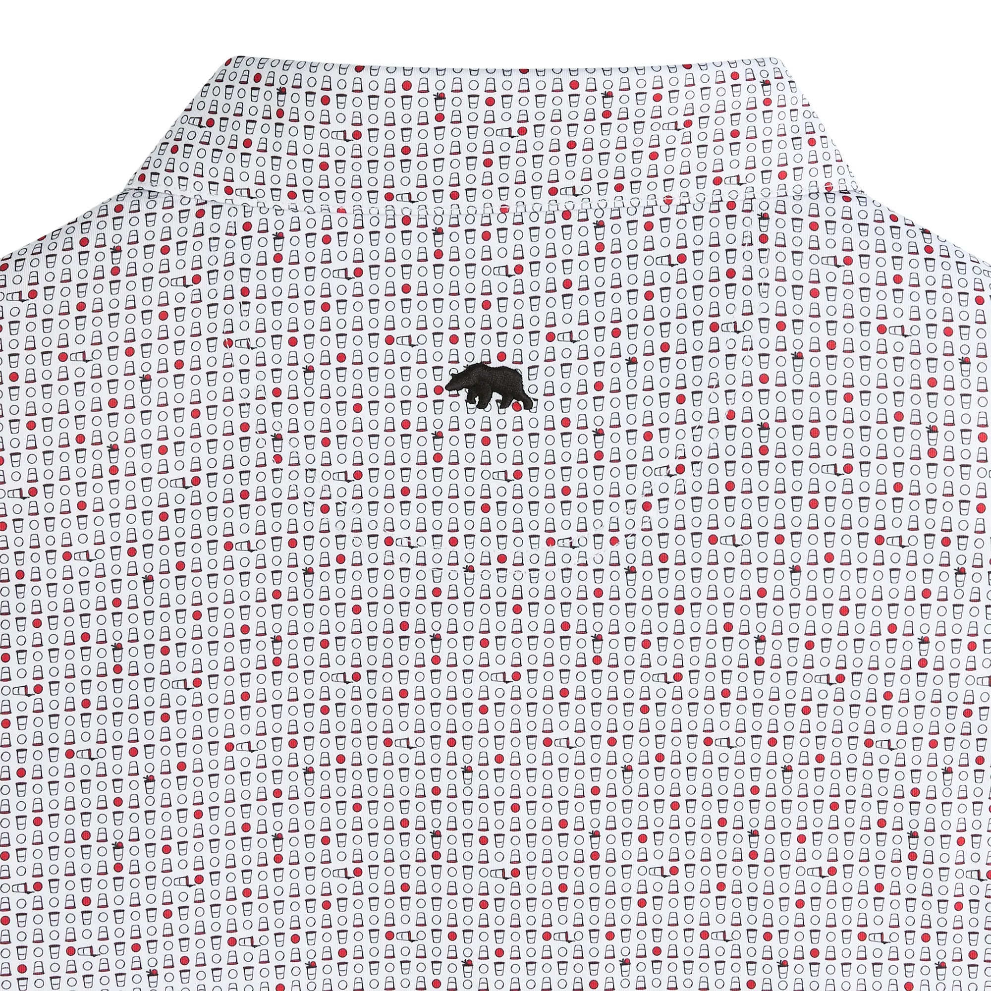 Polo de Performance Imprimé Tailgate Games - Rouge