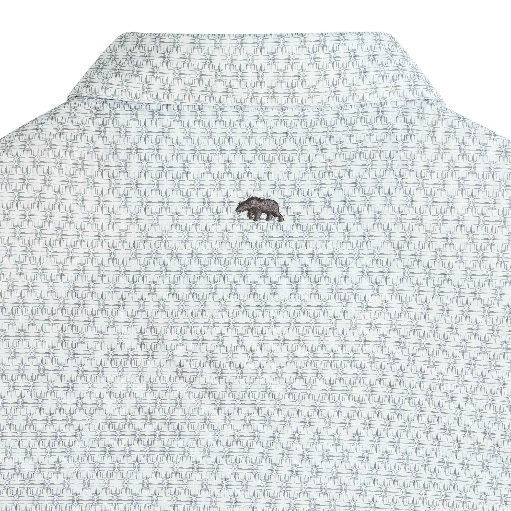 Polo de Performance Imprimé Tents - Blanc