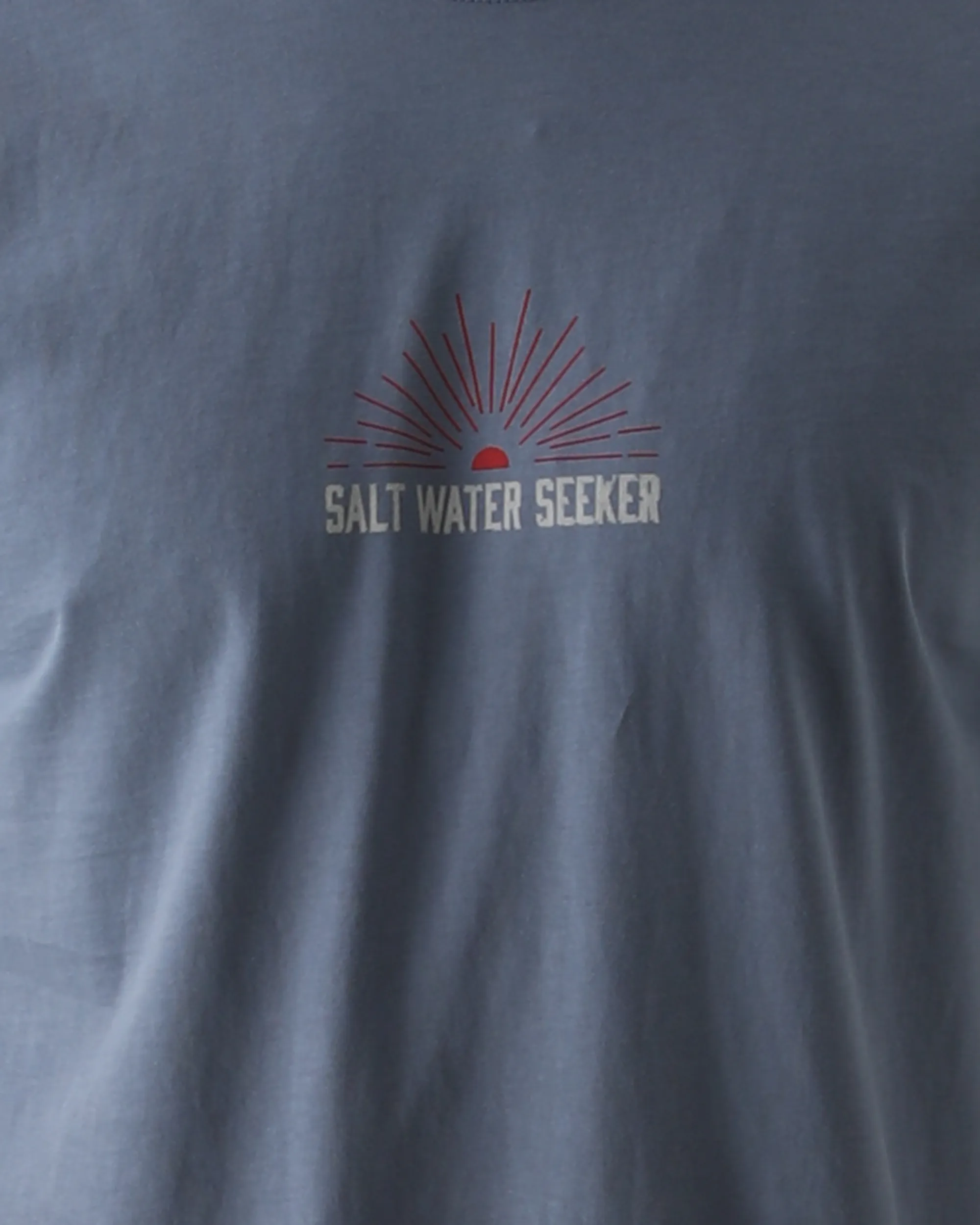 T-shirt Texas en bleu délavé