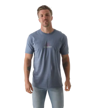 T-shirt Texas en bleu délavé