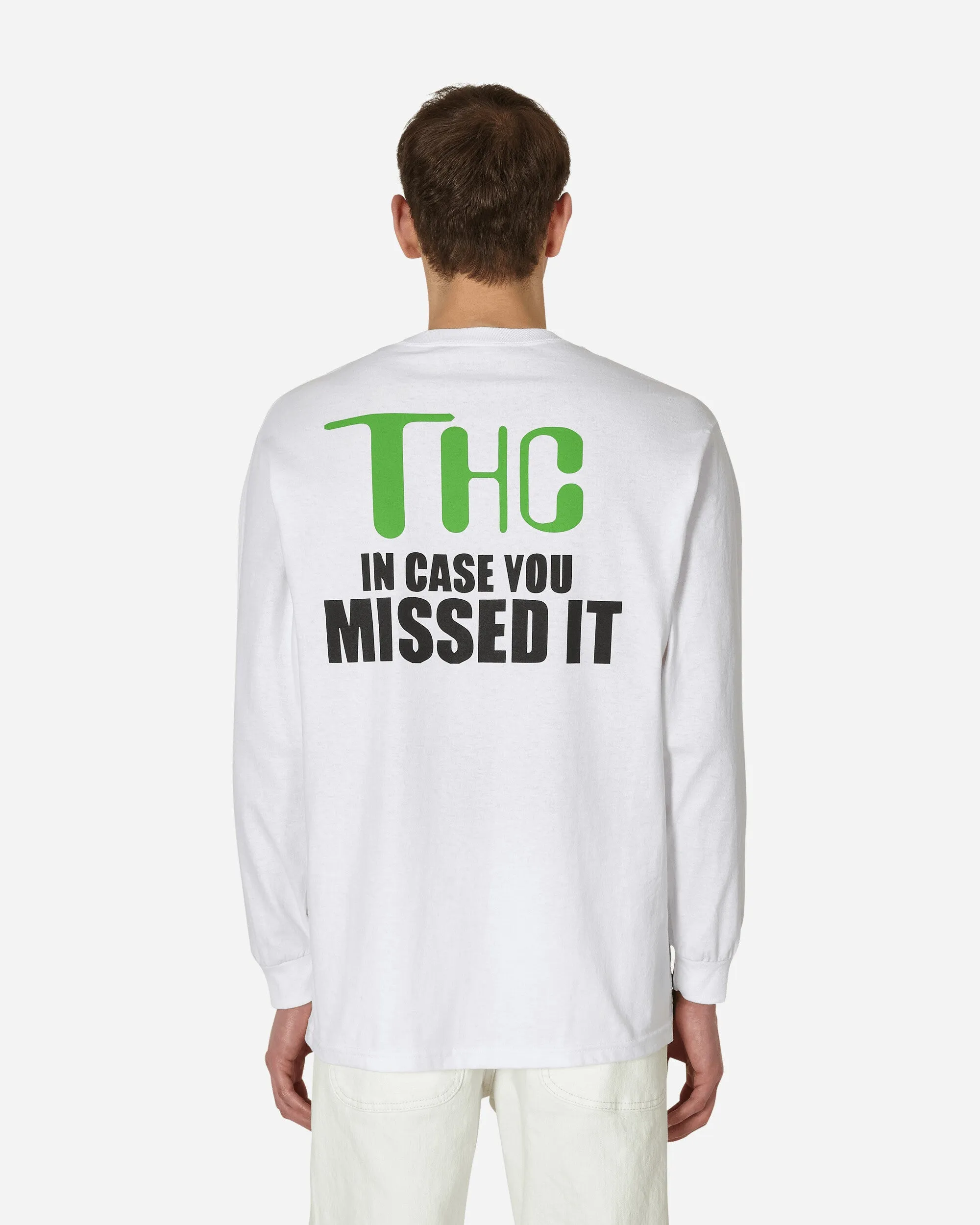 T-shirt manches longues THC blanc