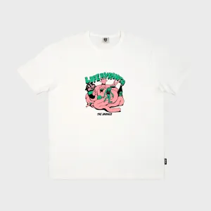 T-Shirt pour Hommes The Dudes Lifebyrinth - Crème