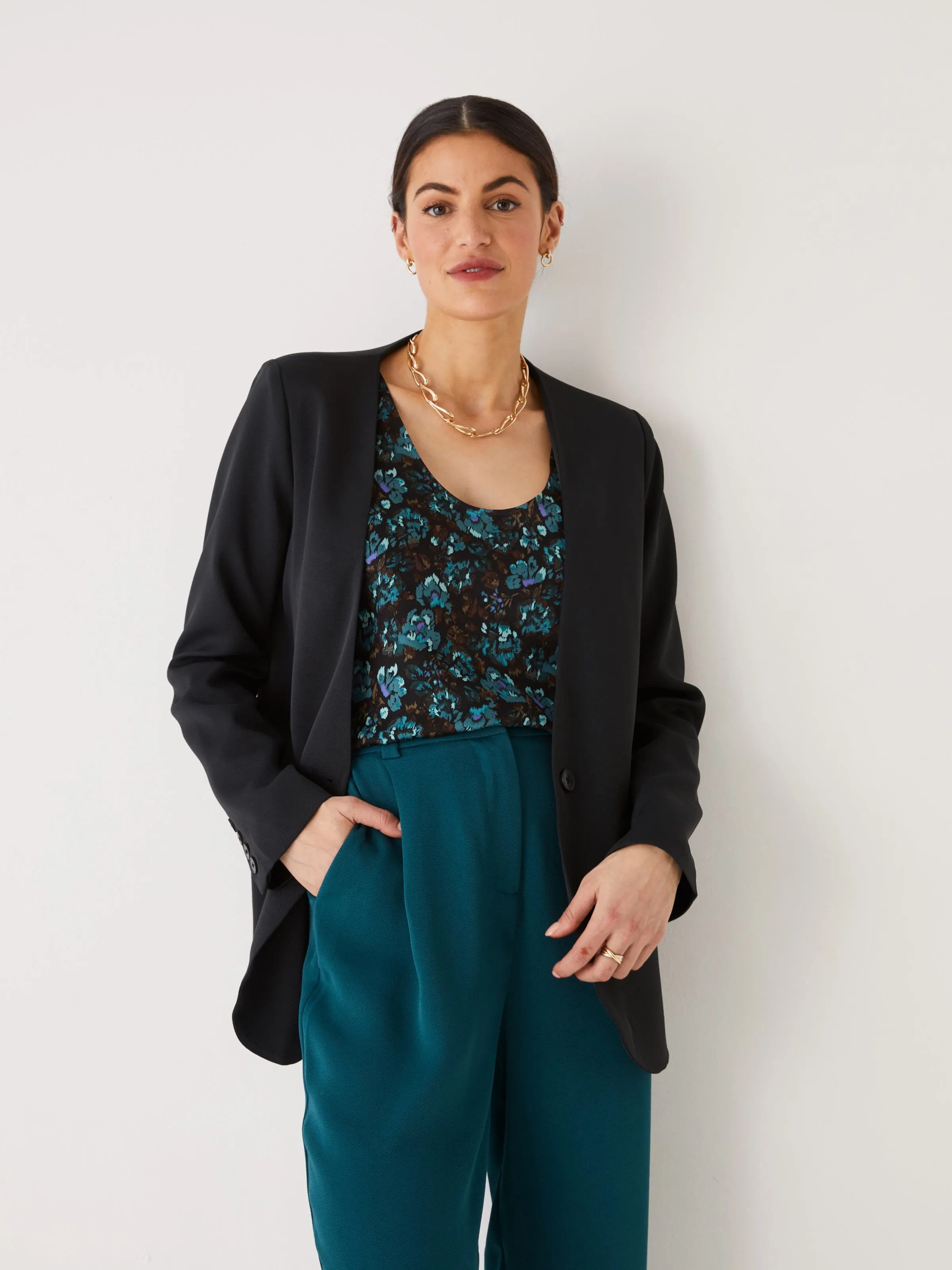 Le Cami Satin Vert Foncé
