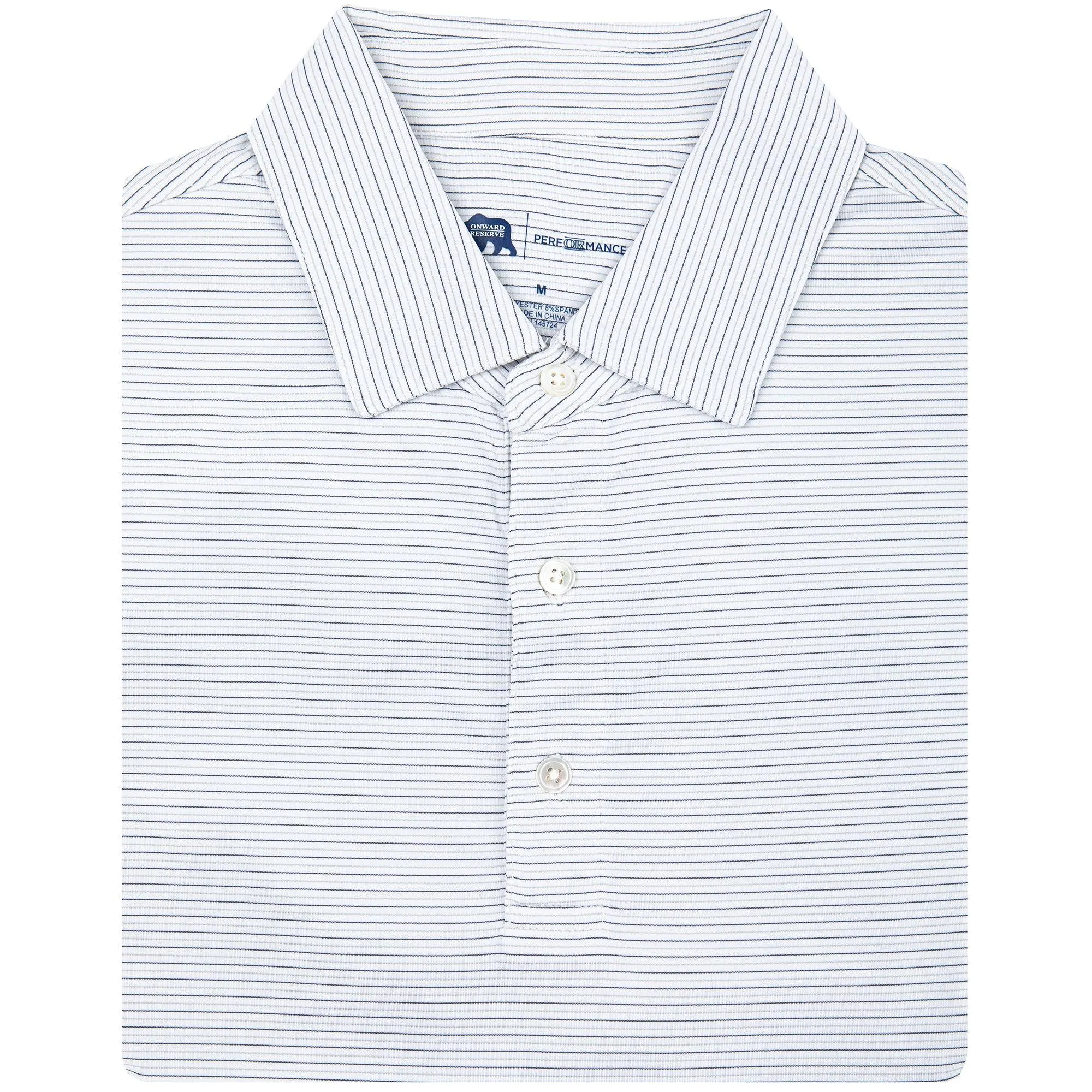 Polo de Performance Tour Stripe