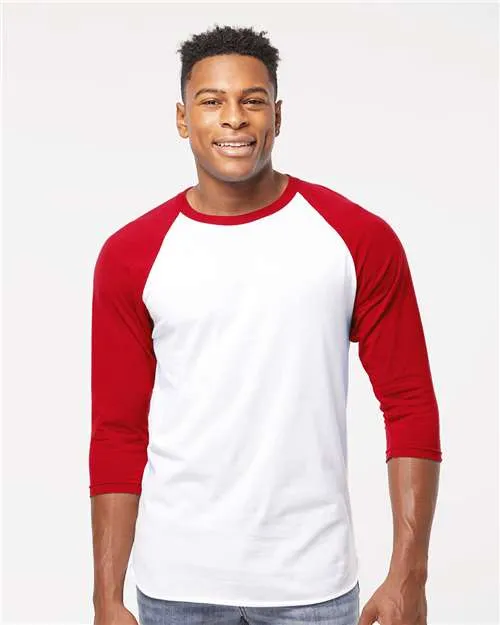 Tultex 245 T-shirt en fine jersey à emmanchure raglan