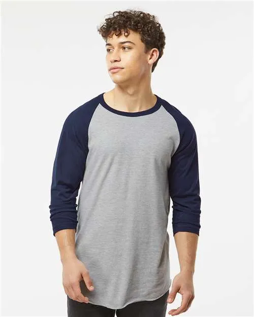 Tultex 245 T-shirt en fine jersey à emmanchure raglan