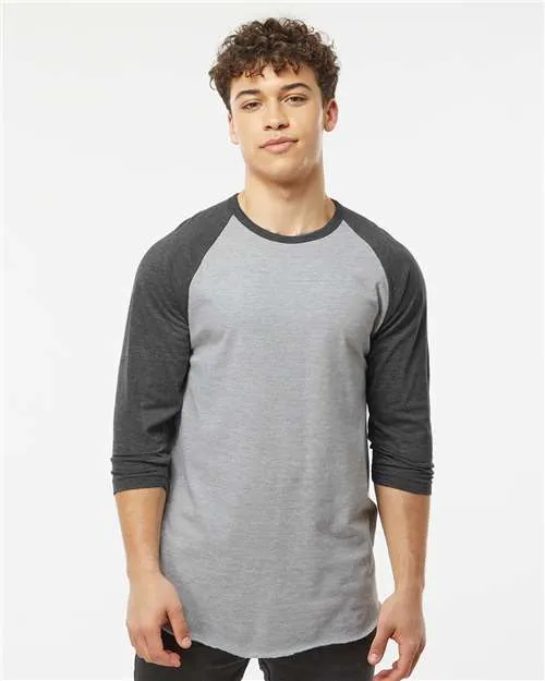 Tultex 245 T-shirt en fine jersey à emmanchure raglan
