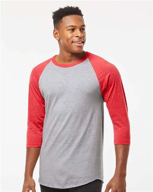 Tultex 245 T-shirt en fine jersey à emmanchure raglan