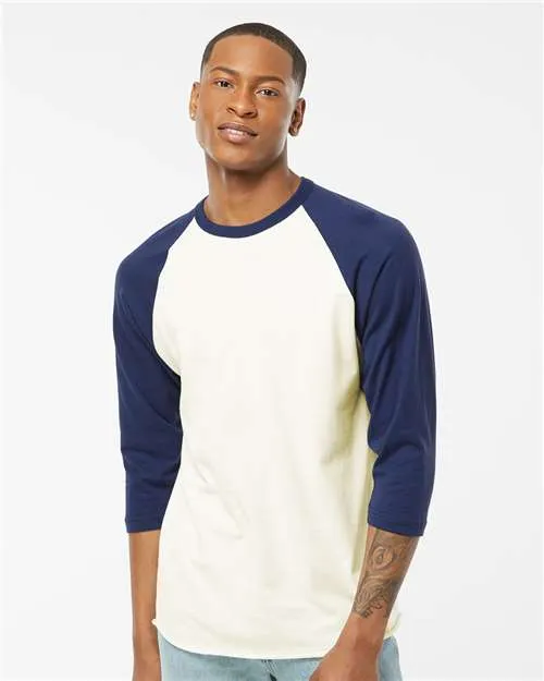 Tultex 245 T-shirt en fine jersey à emmanchure raglan
