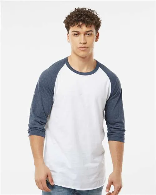 Tultex 245 T-shirt en fine jersey à emmanchure raglan