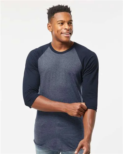 Tultex 245 T-shirt en fine jersey à emmanchure raglan