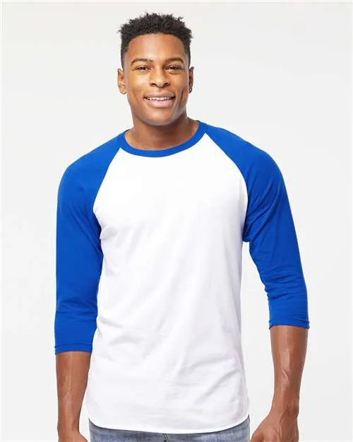 Tultex 245 T-shirt en fine jersey à emmanchure raglan