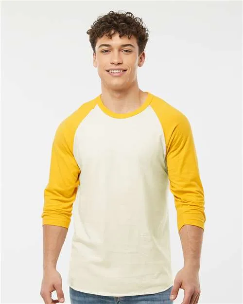 Tultex 245 T-shirt en fine jersey à emmanchure raglan