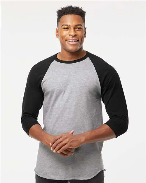 Tultex 245 T-shirt en fine jersey à emmanchure raglan
